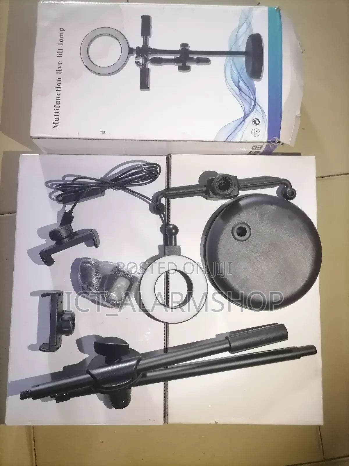 Live Video Voice Streaming Stand With Led Light