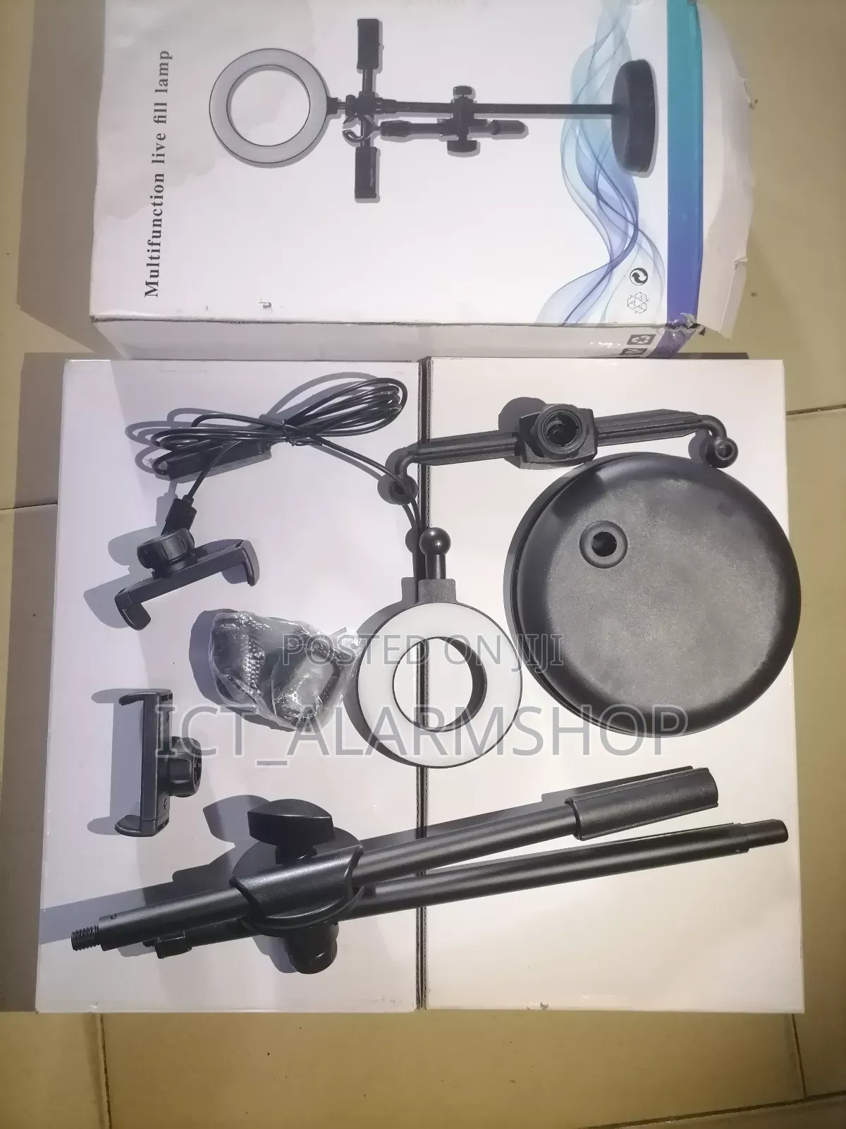 Live Video Voice Streaming Stand With Led Light