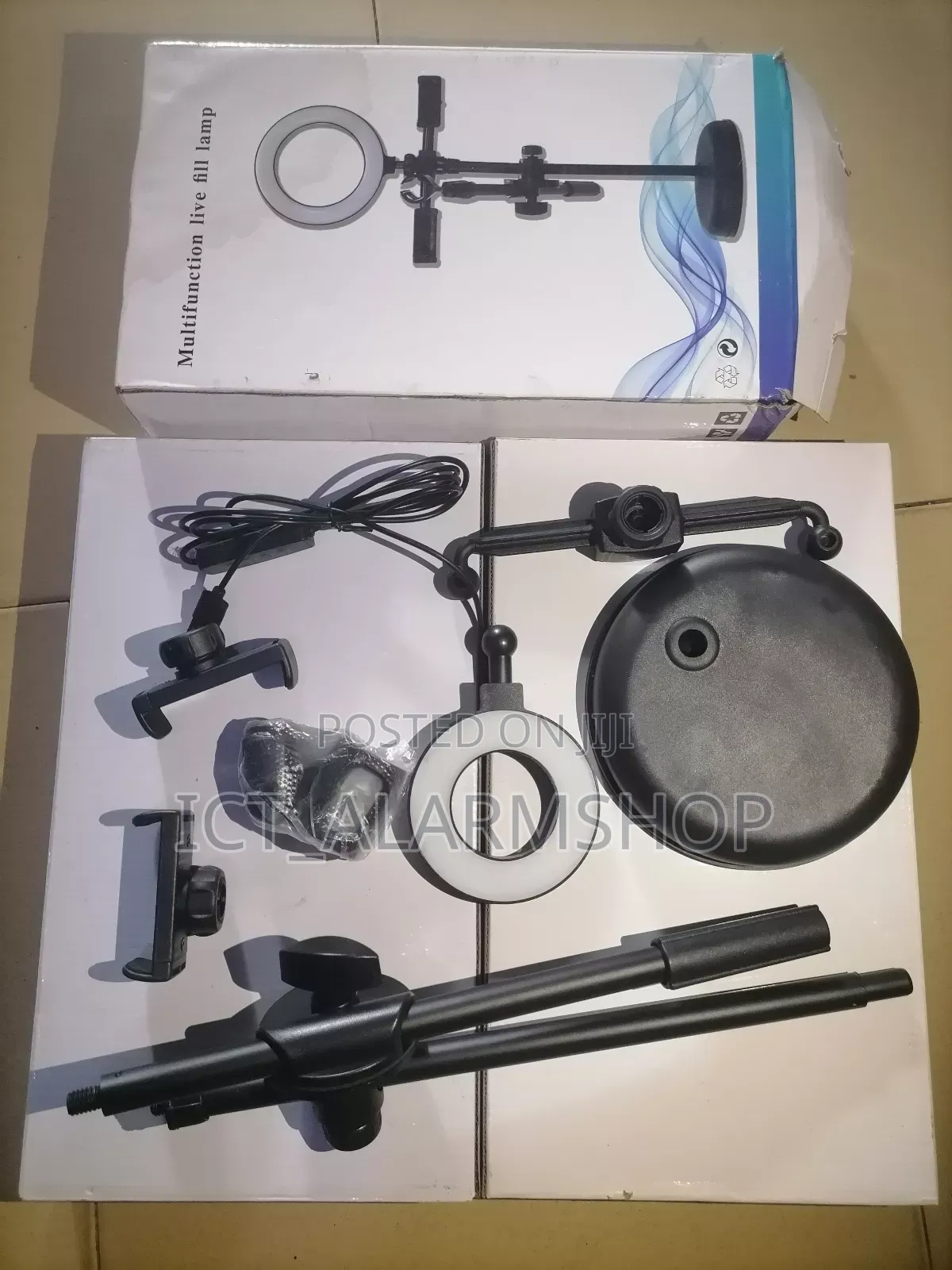 Live Video Voice Streaming Stand With Led Light
