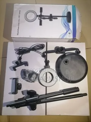 Live Video Voice Streaming Stand With Led Light
