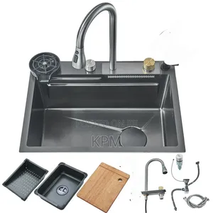 Automatic Smart Kitchen Sink With Complete Accessories