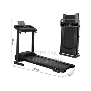 Household Electric Treadmill - Black
