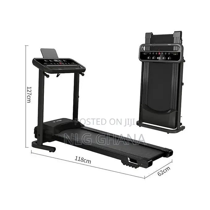 Household Electric Treadmill - Black