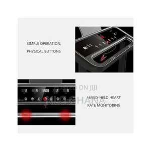 Household Electric Treadmill - Black