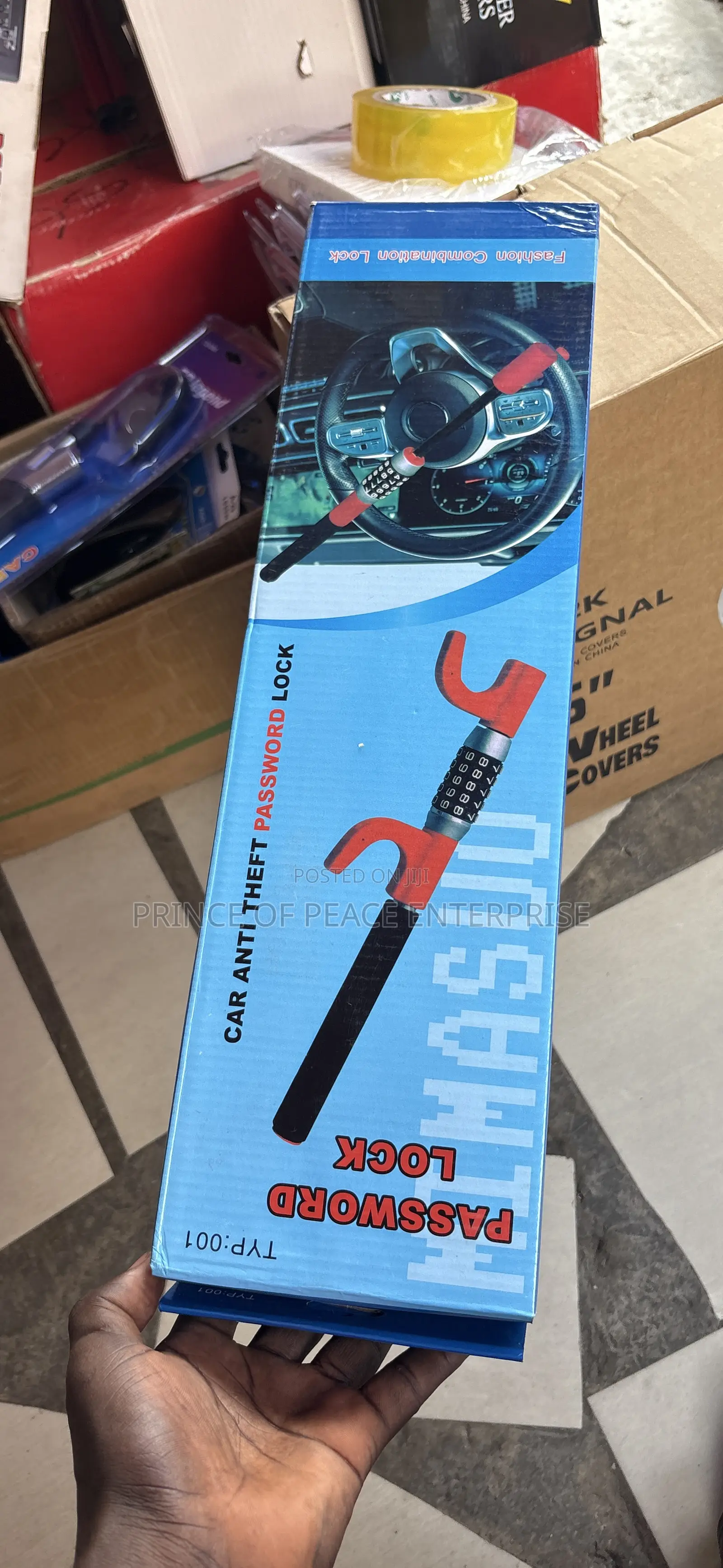 Universal Steering Lock Device With Password