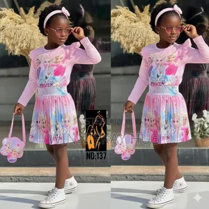Magical Disney Frozen Pleated Dress Set