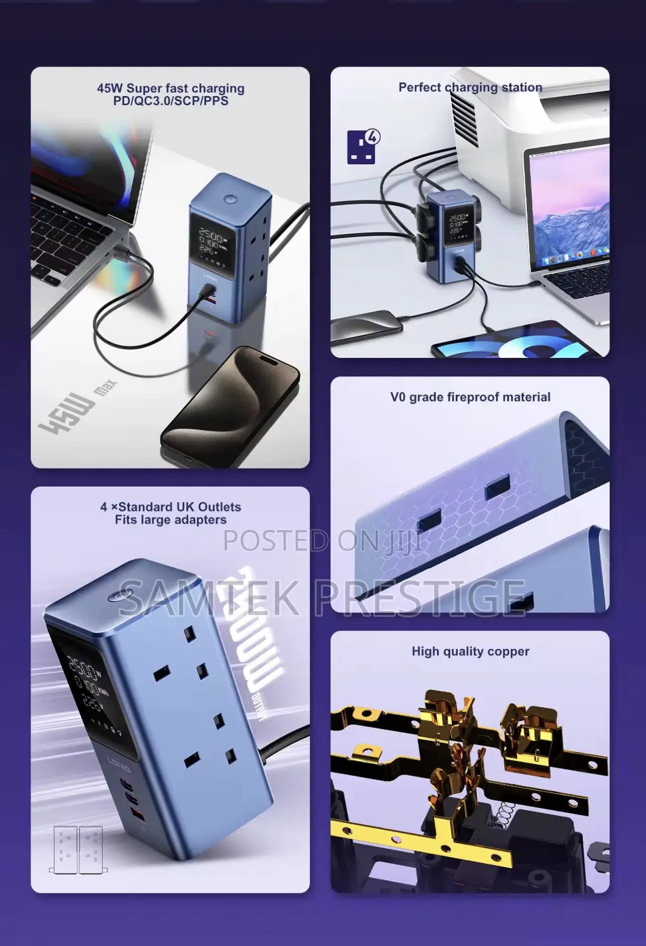 Ldnio Tower Extension Power Socket