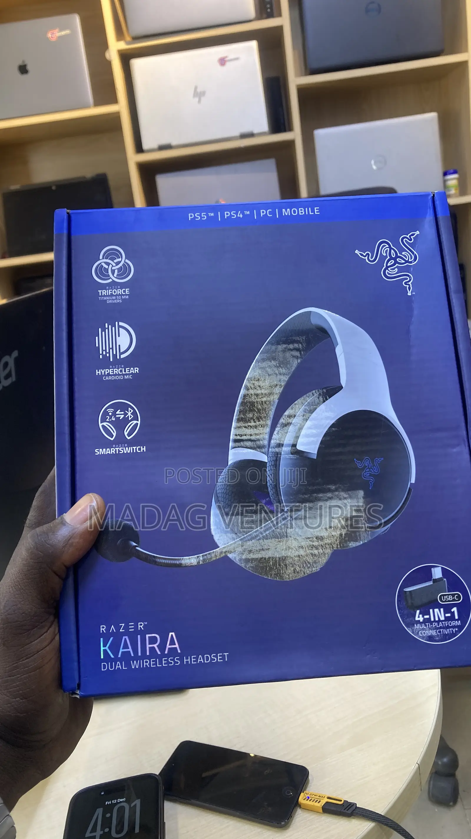 Razer Kaira Dual Wireless Gaming Headset for Playstation 5