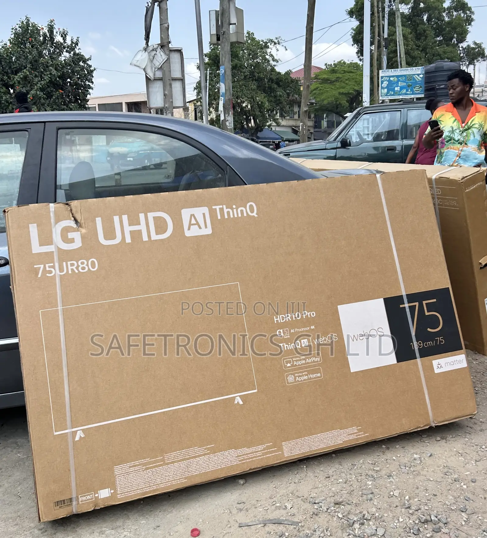Sealed 75” Uhd Smart Lg Ur80 2024 Tv