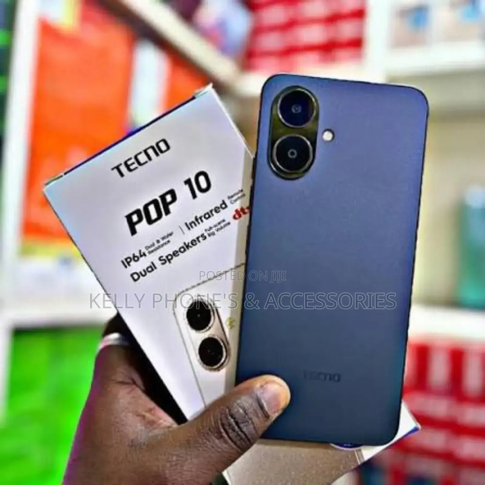 New Tecno Pop 10 64 GB Black