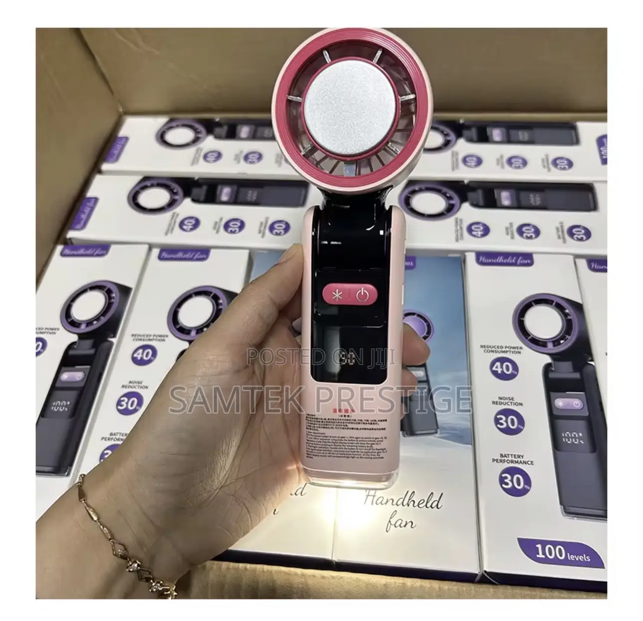 Samtek Handheld Ac Portable Fan