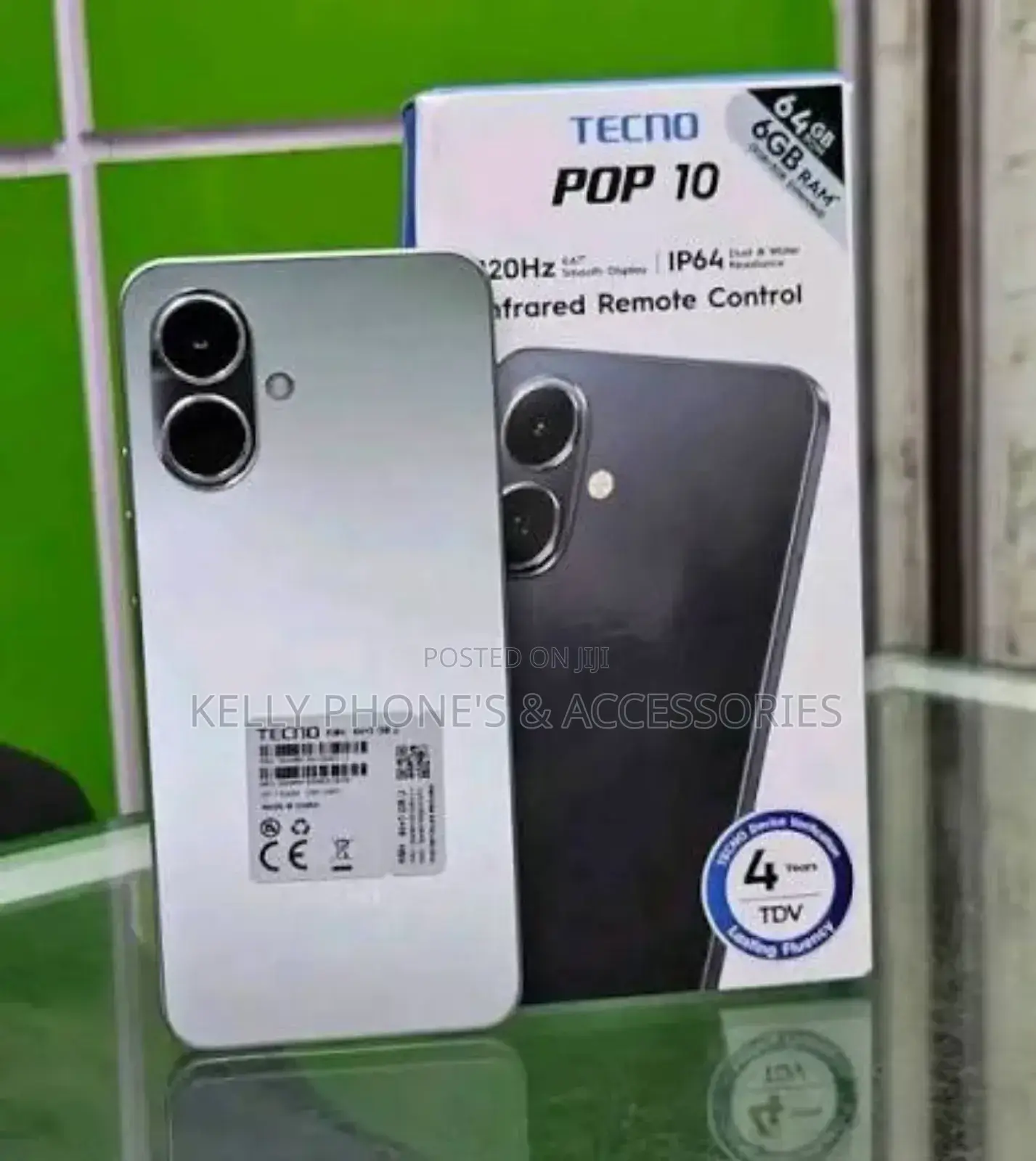 New Tecno Pop 10 64 GB Black