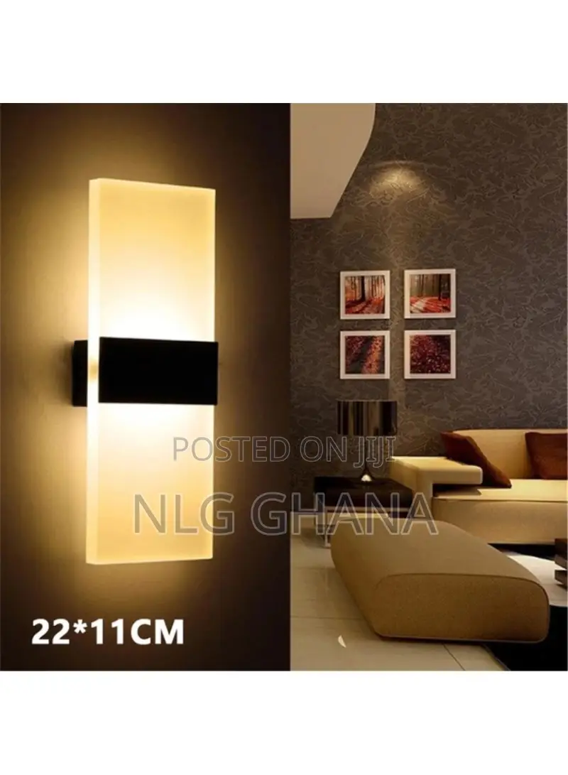 Led Wall Light Right Angle Acrylic Light Home Hallway Porch Tvx16225