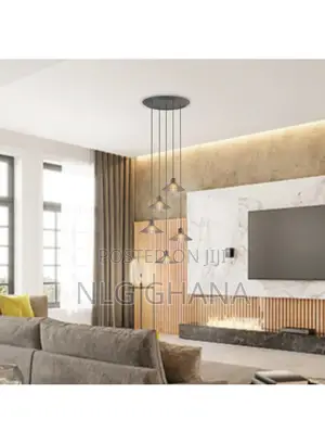 Modern Ceiling Light for Dining Room, Round Plate, Adjustable Tvx27764