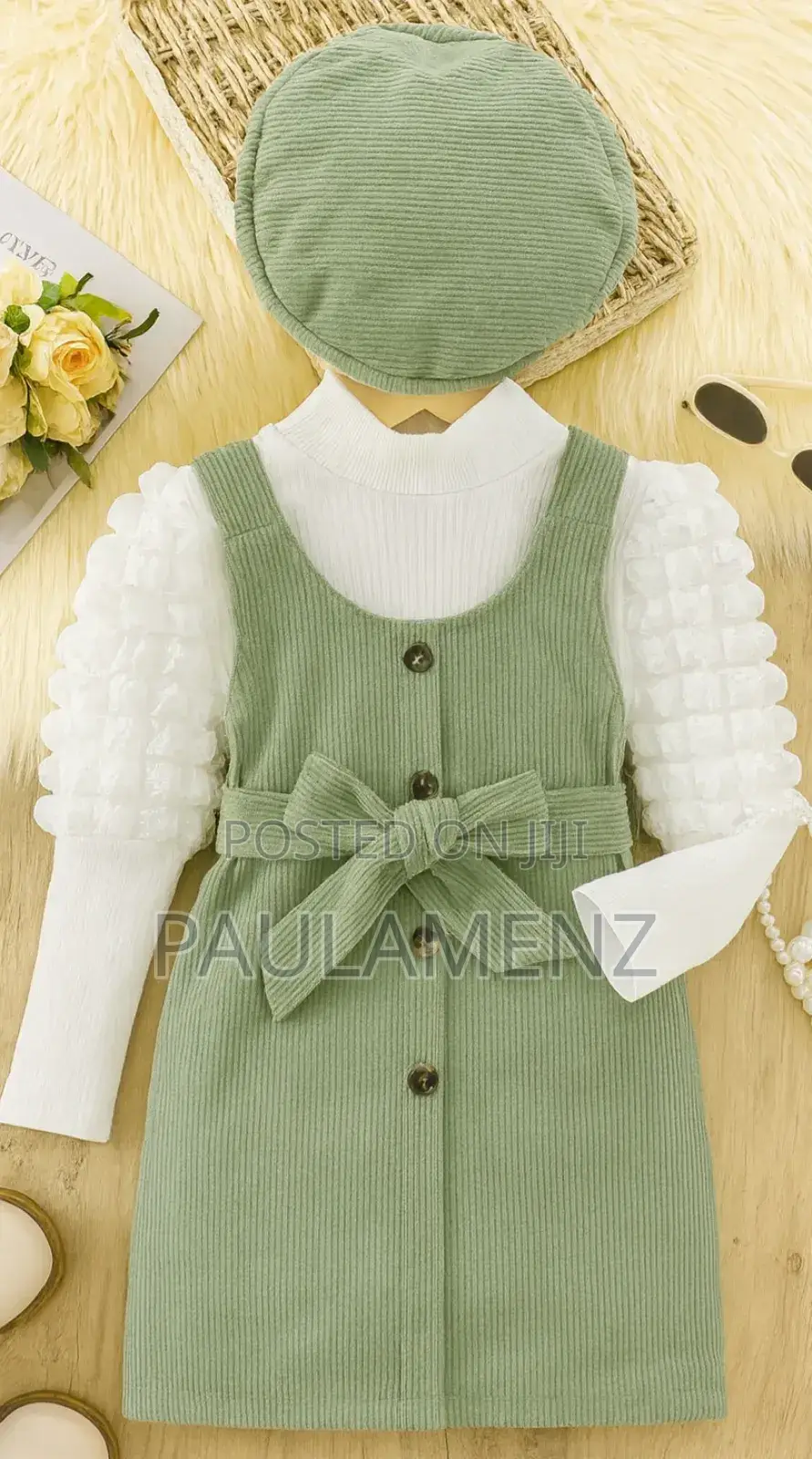 4pcs Set Girls Dress for Age 6yrs