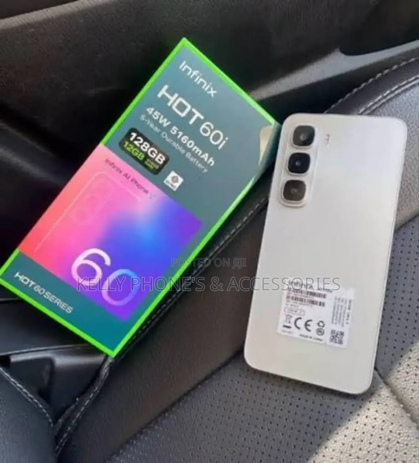 New Infinix Hot 60i 128 GB White