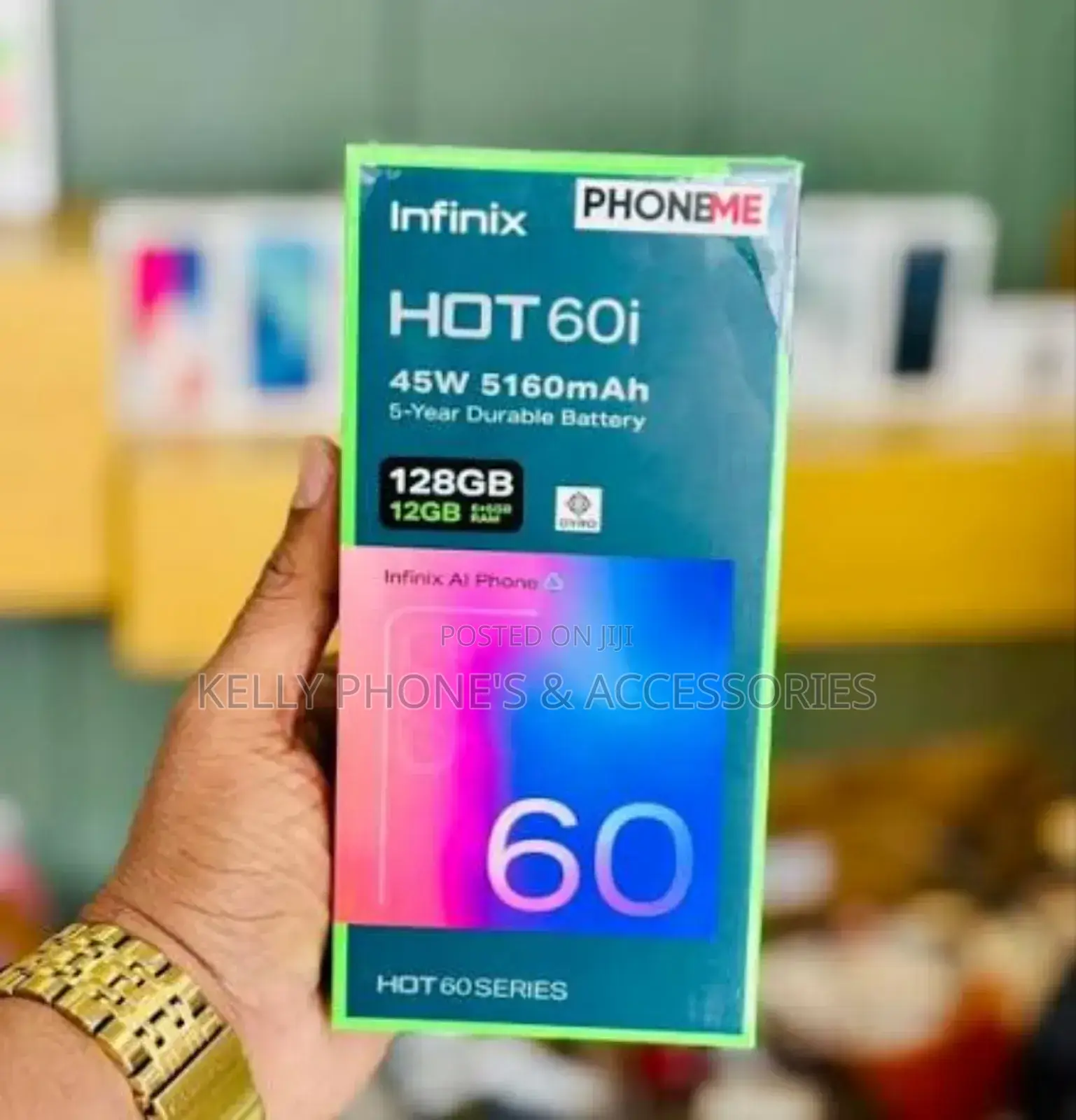 New Infinix Hot 60i 128 GB White