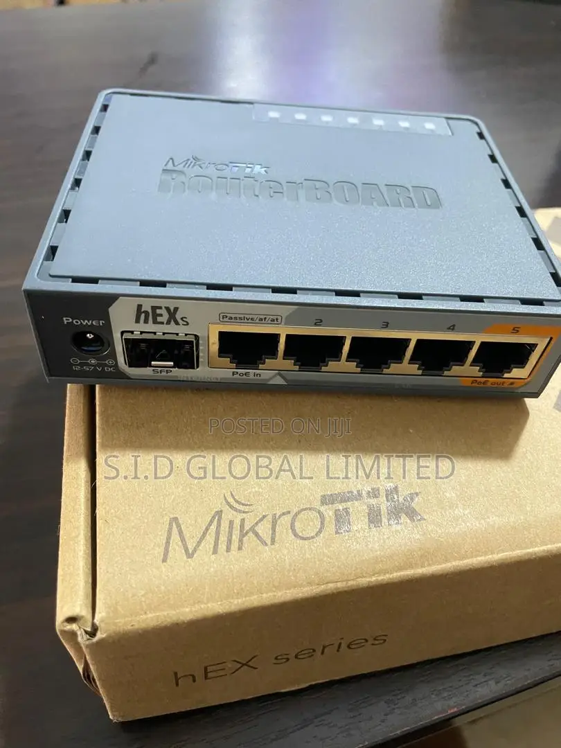 Mikrotik Hex S Rb760igs Router 5x Gigabit Ethernet in Accra New Town ...
