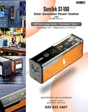 Samtek 100w Portable Power Station (Generator)