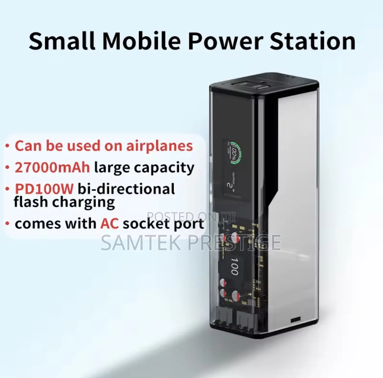 Samtek 100w Portable Power Station (Generator)