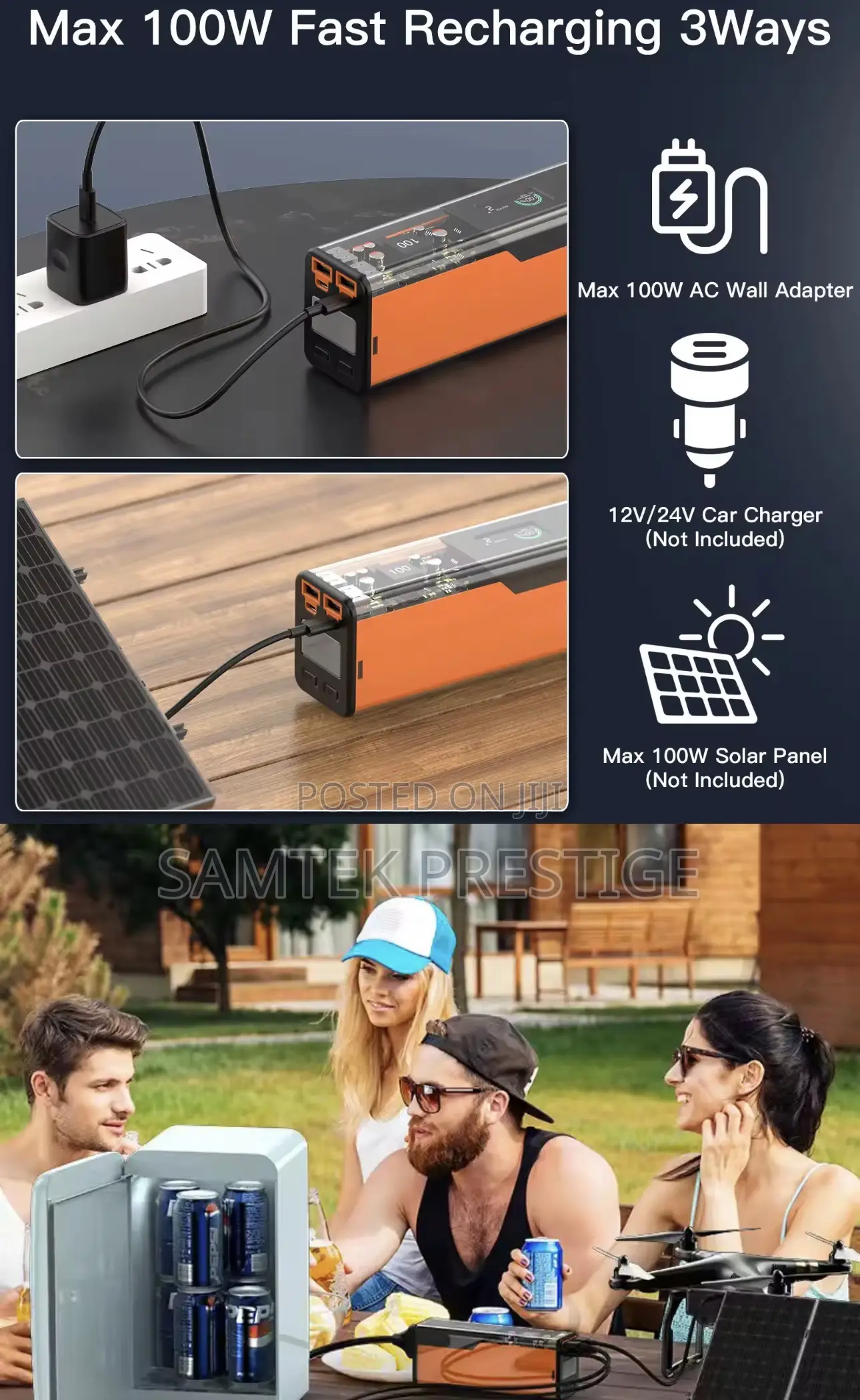 Samtek 100w Portable Power Station (Generator)