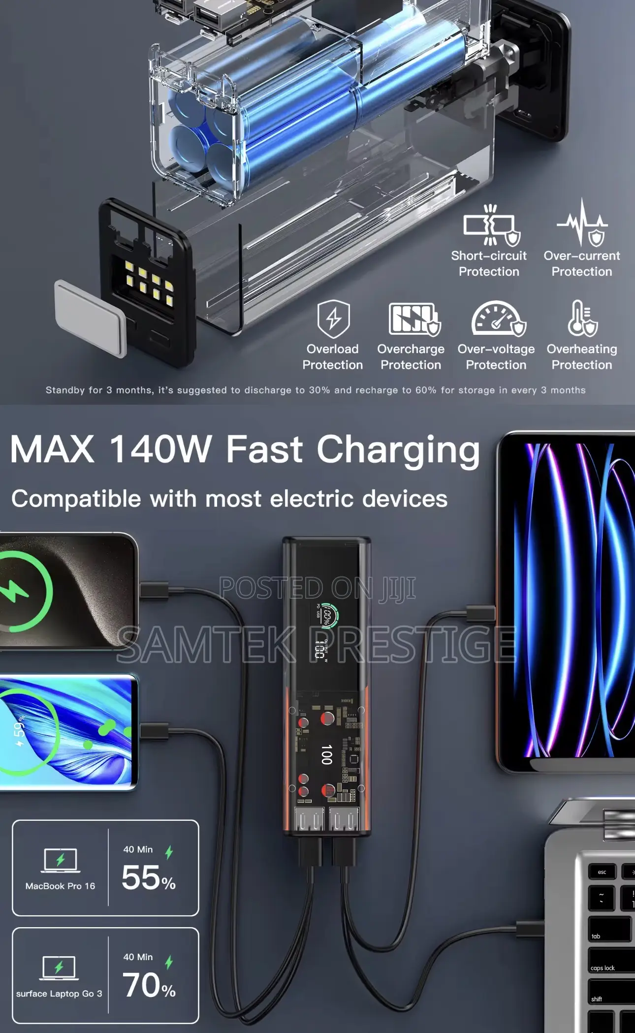 Samtek 100w Portable Power Station (Generator)