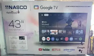 Nasco 43 Inch Frameless Smart Android Google Tv (Nas-B43fbfl-G)