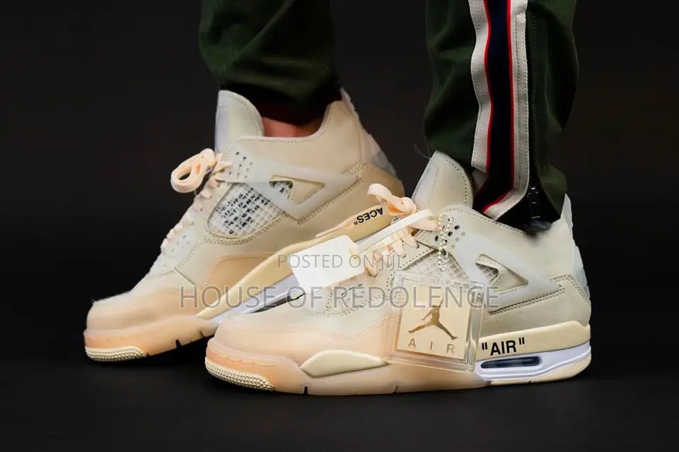Nike Air Jordan 4 Retro Off-white Sneakers