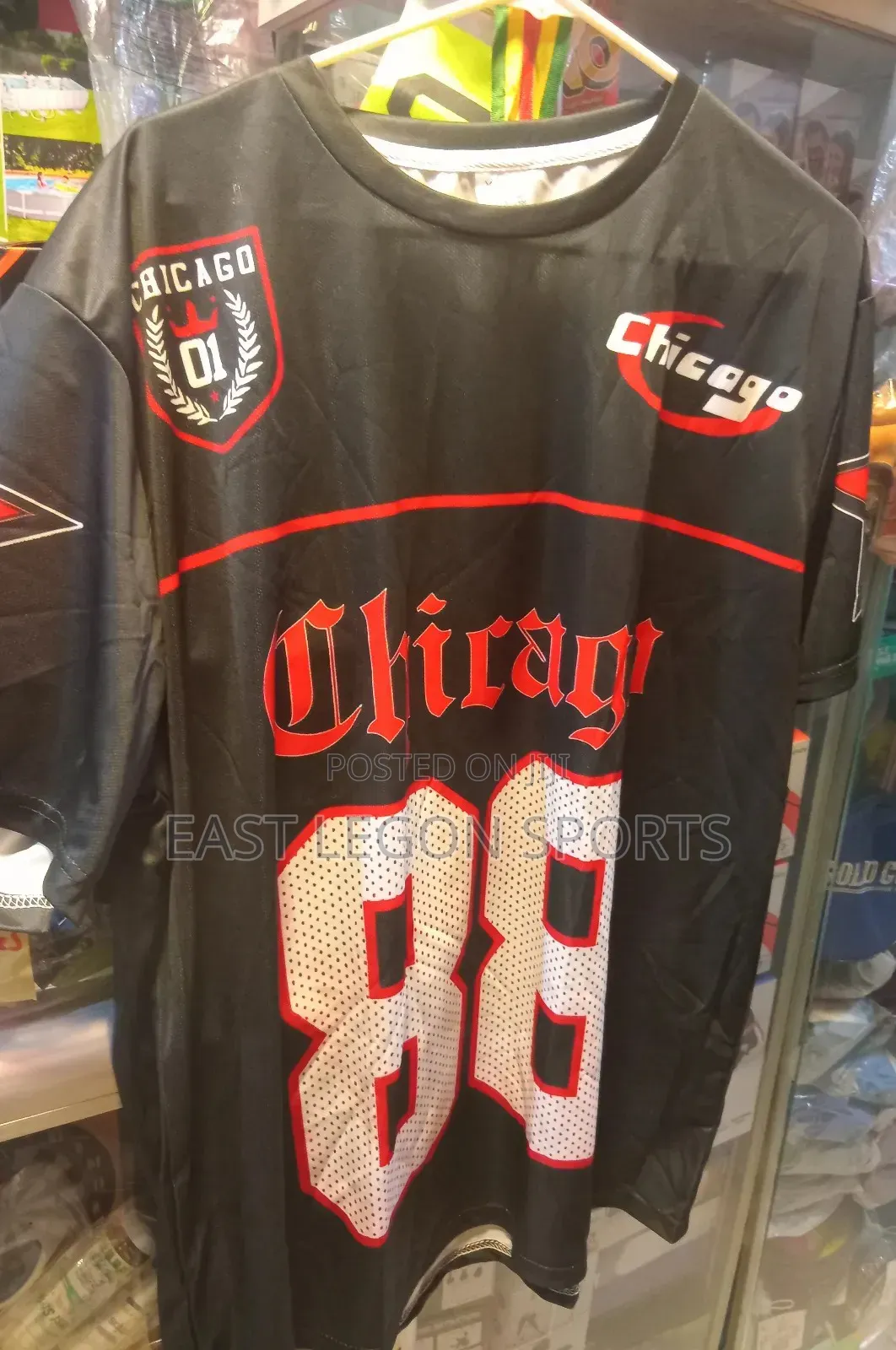 Baseball Tops Unisex NFL Jersey Number Print