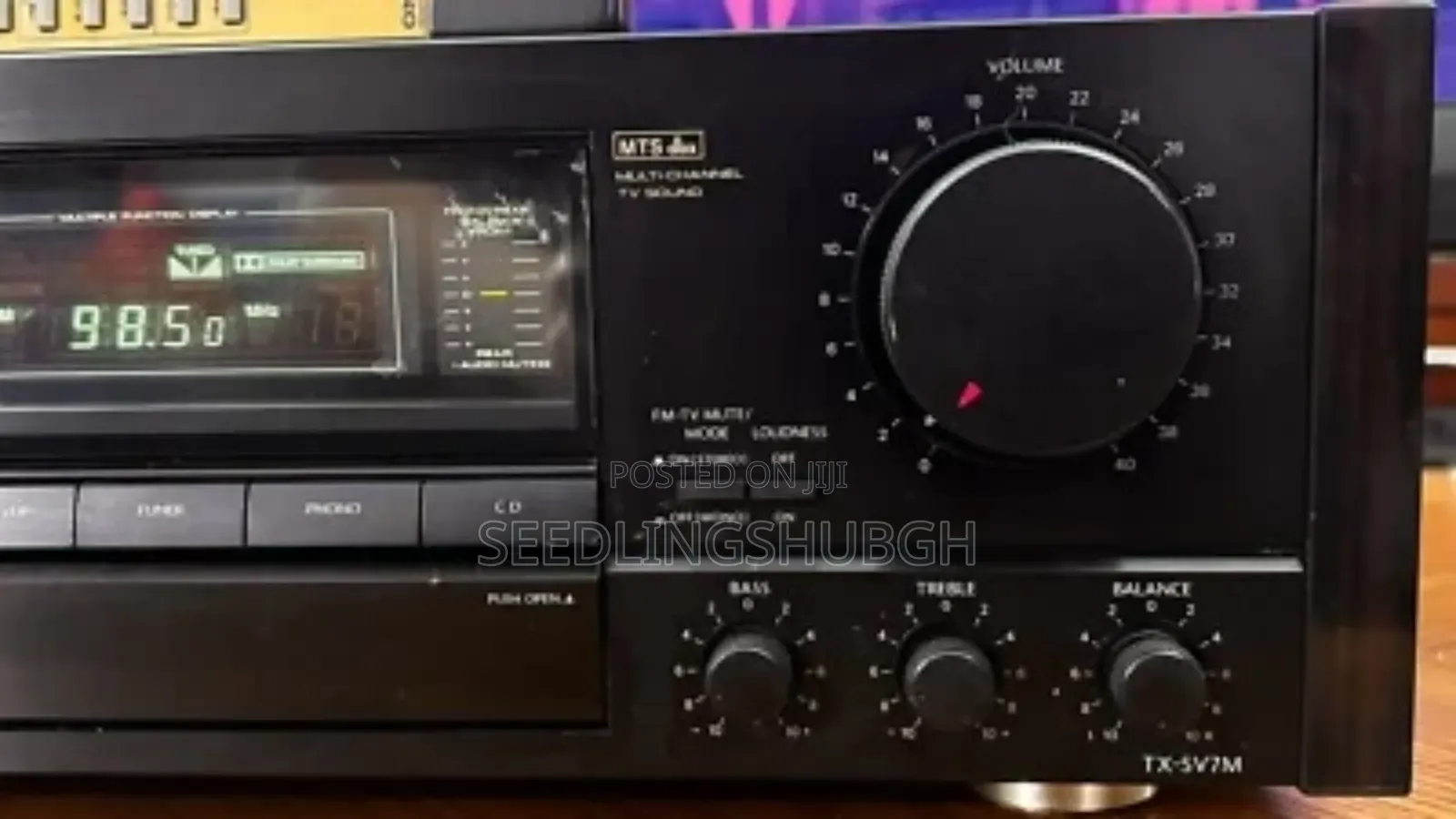 Onkyo Tx-Sv7m Audio Video Control Tuner Amplifier With Remote