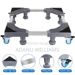 Heavy Duty Mobile Base Stand With Adjustable Lengths(42-66cm