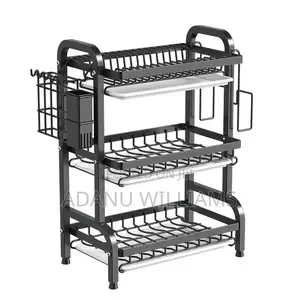 Multi -Tier Kitchen Bowl and Plates Drain Rack