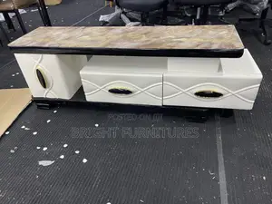 Wooden Glass Top Tv Stand