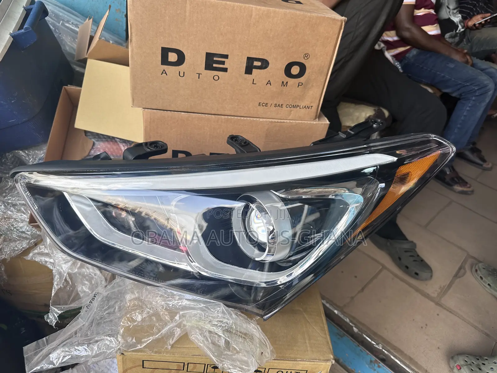 Oem Hyundai Santafe Santa Fe 2017 Headlight
