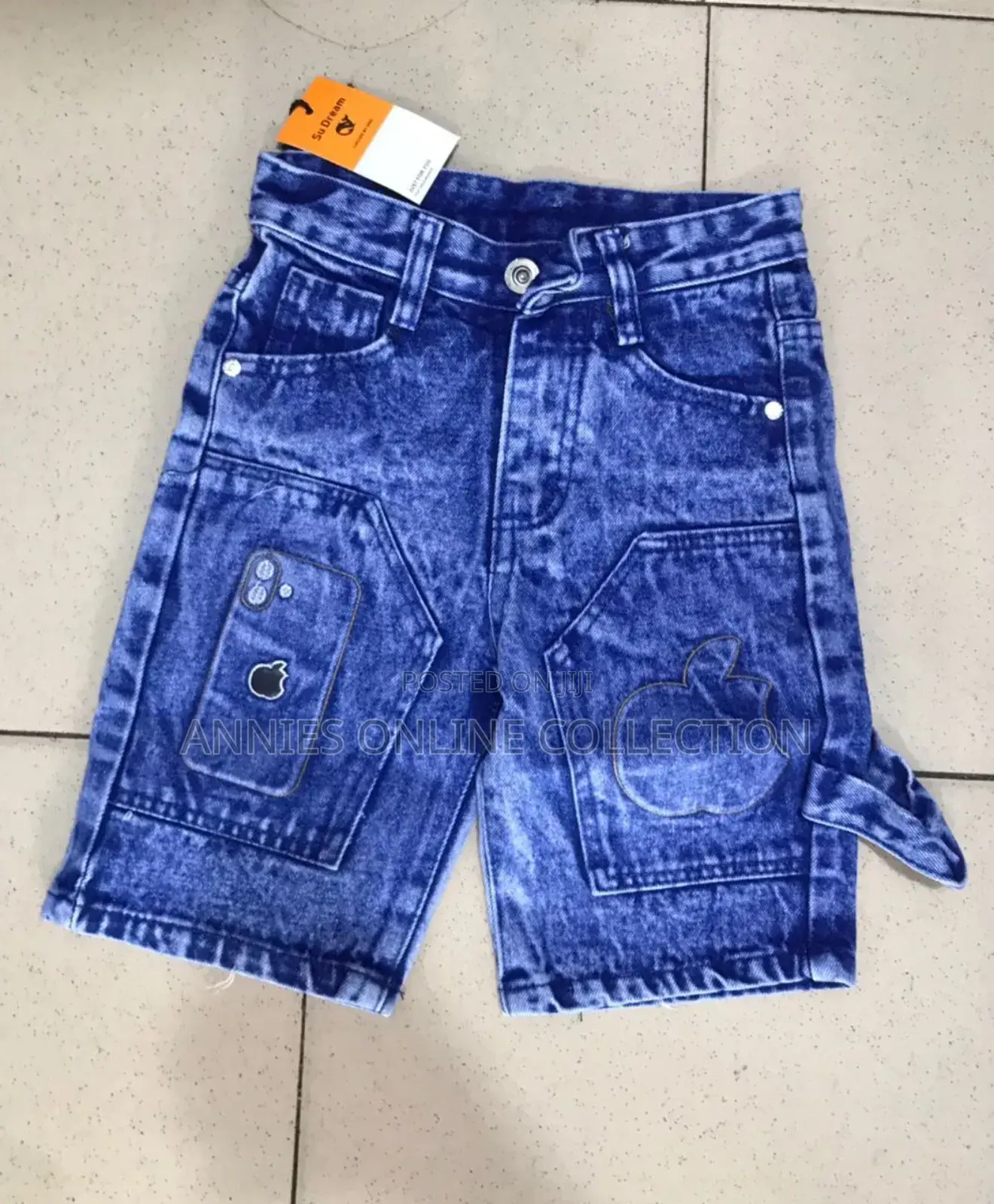 Unisex Jeans Shorts 6-13yrs