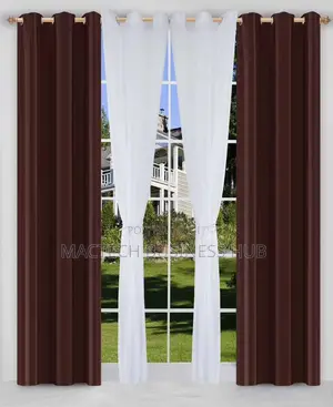 Curtains( 2pcs Blackout Curtains and 2pcs Voile)