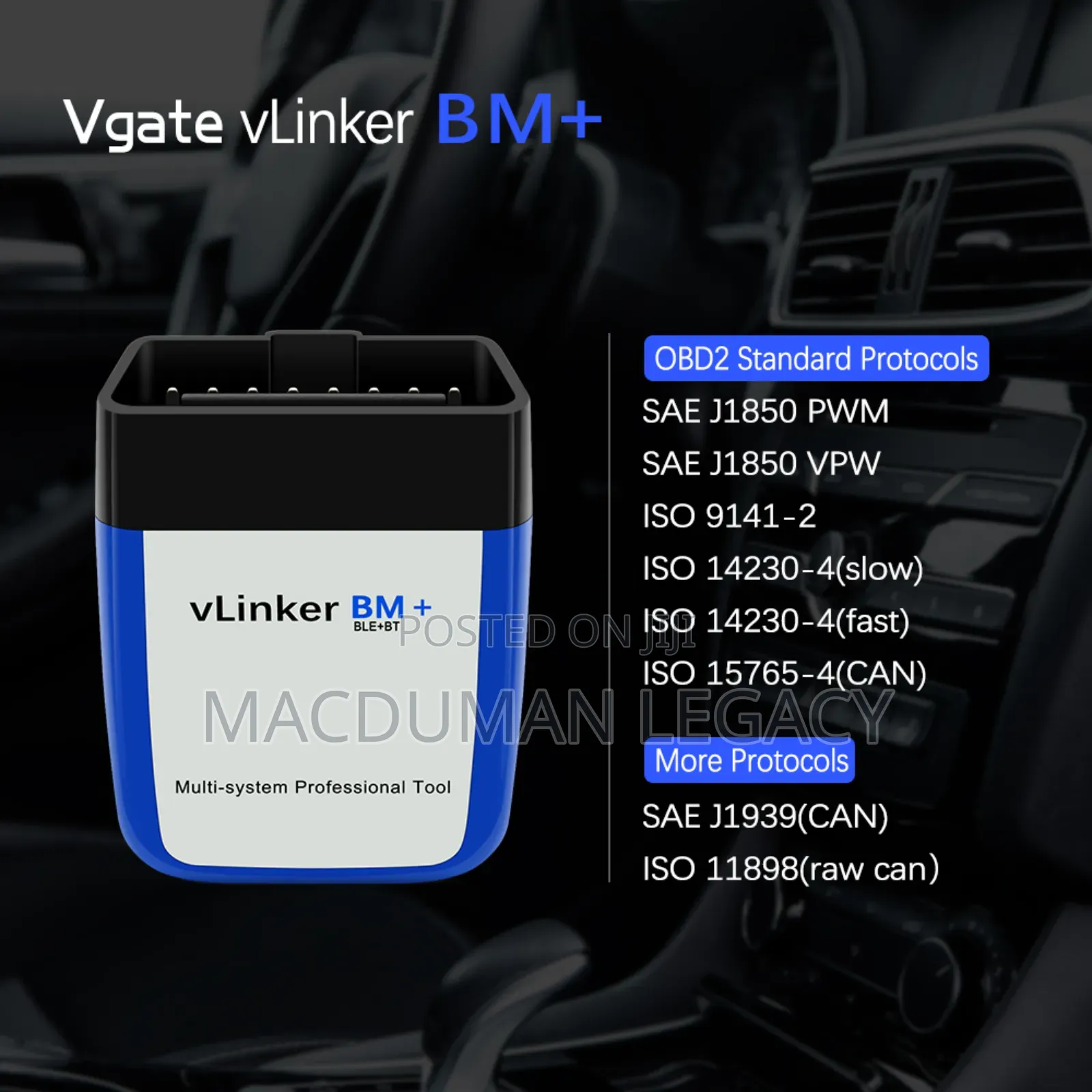 Vvlinker Bm+ Obd2 Scanner