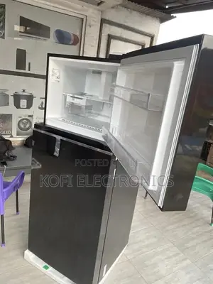Lg 395l Blacksteel Frostflow Top Freezer Elite