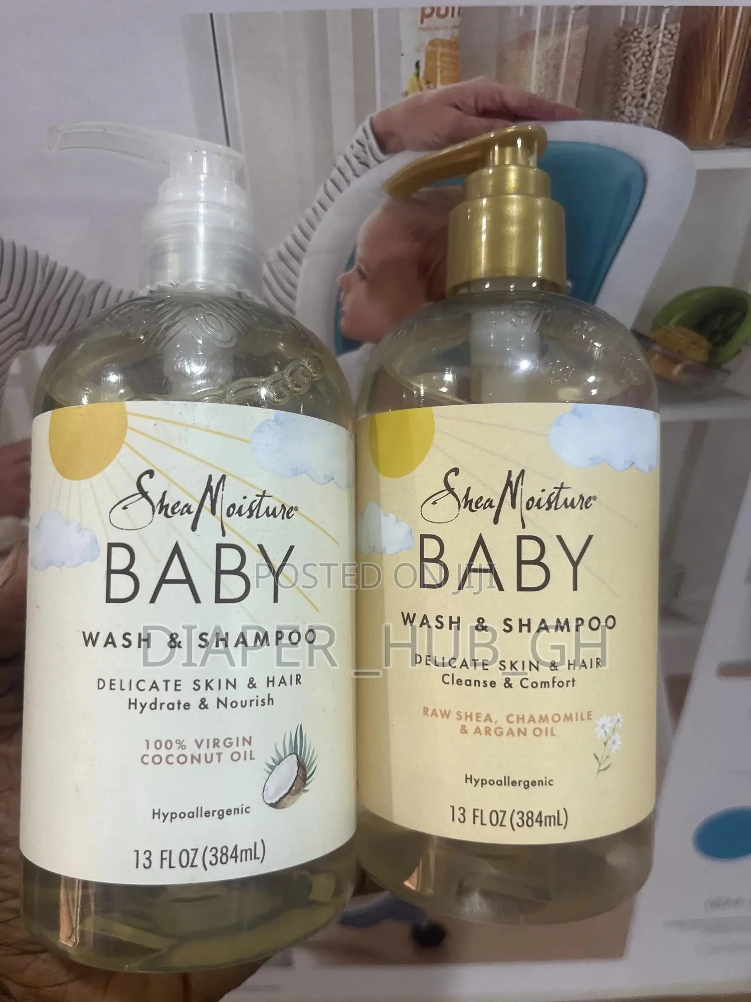 Shea Moisture Baby Wash And Shampoo