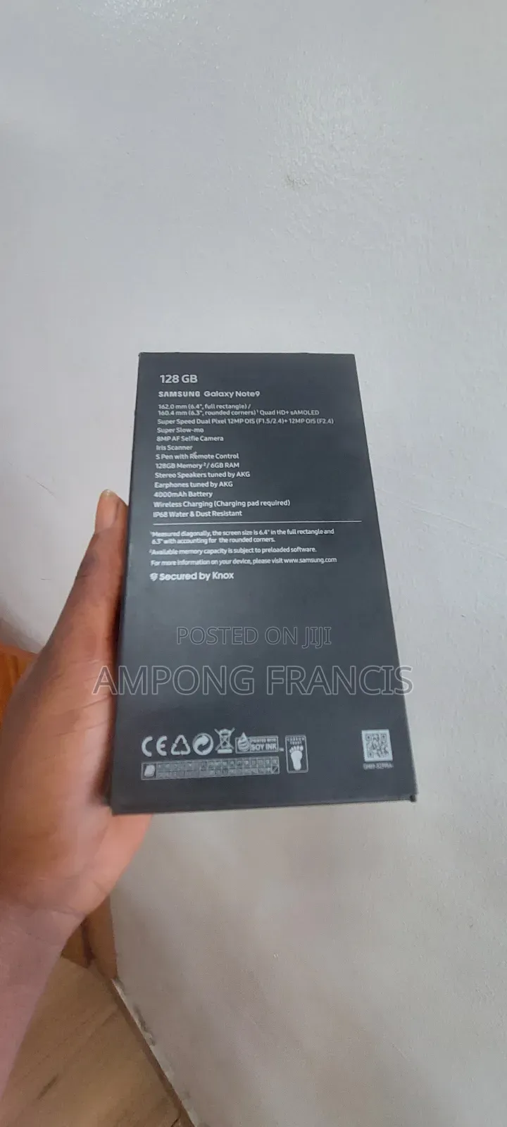 New Samsung Galaxy Note 9 128 GB Black