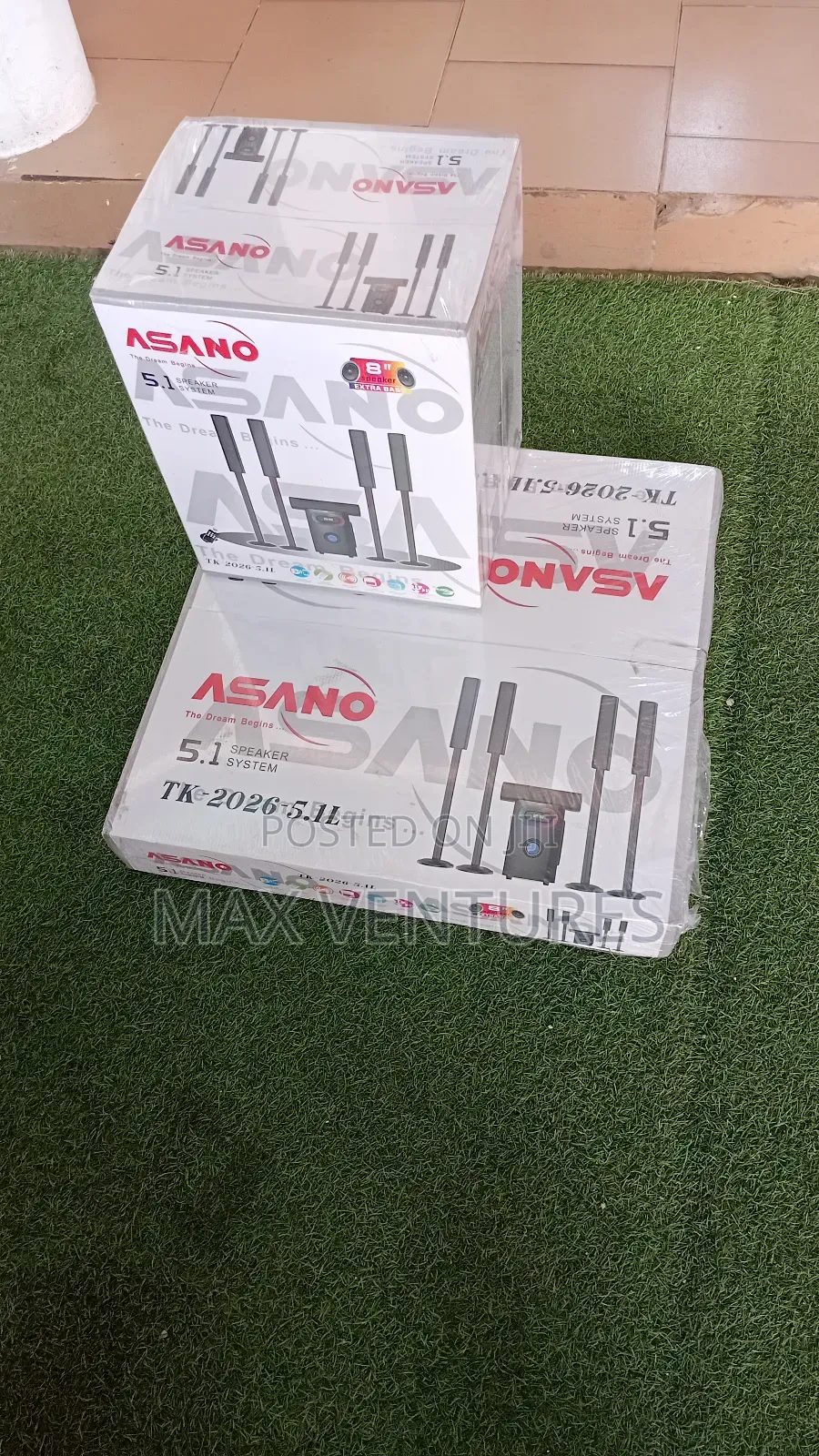 Top Deal Asano 5.1 Tk-2026 Deep Bass System