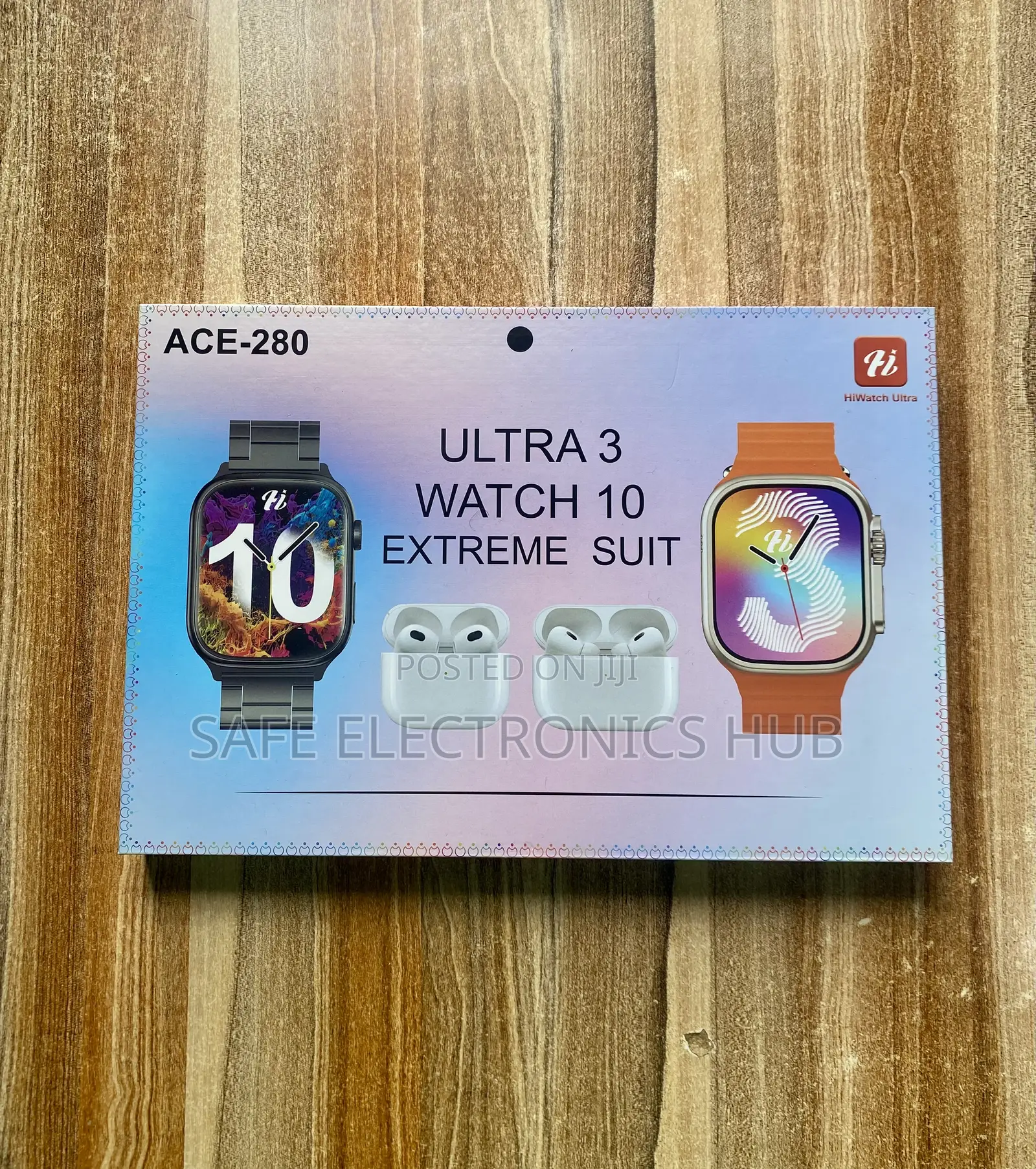 Ace-280 (2 Smart Watch+ 2 Airpods+ 4 Chargers+ 7 Straps) in Accra ...