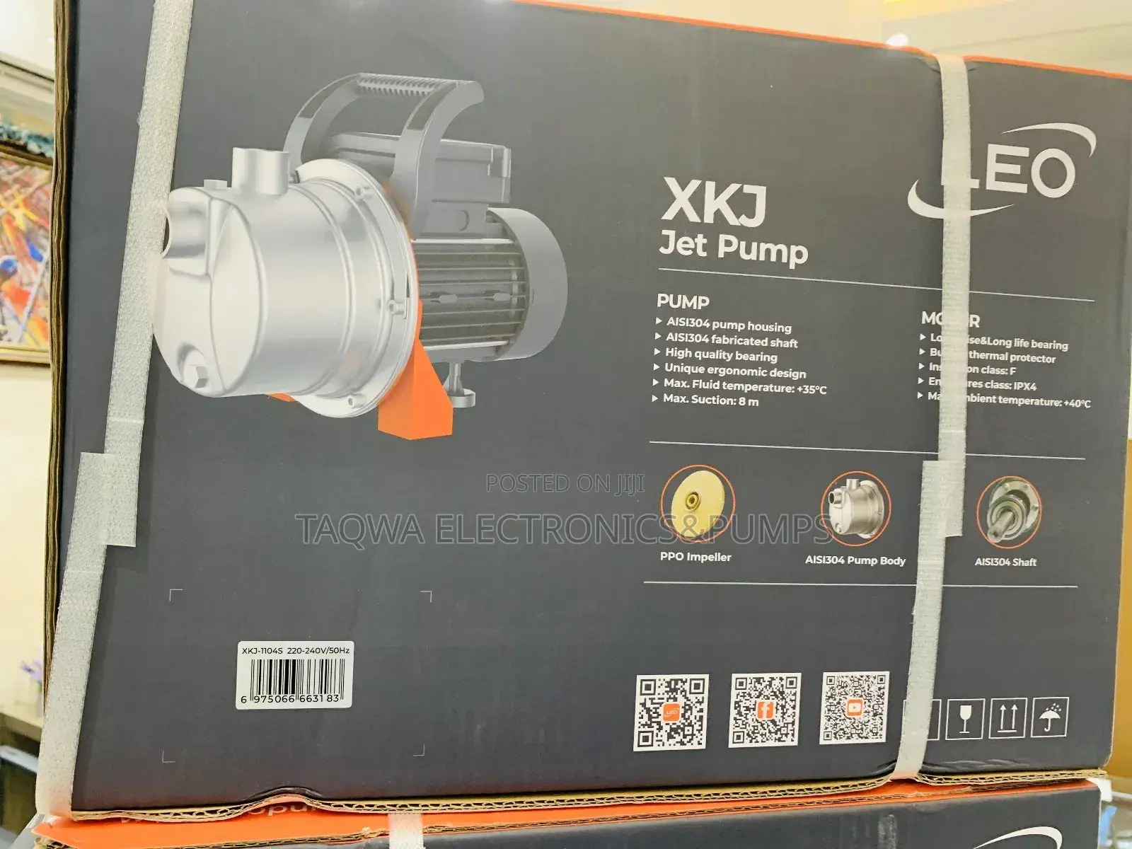 Leo _ at Ajm30s Water Pump 0.5hp With 0.37kw