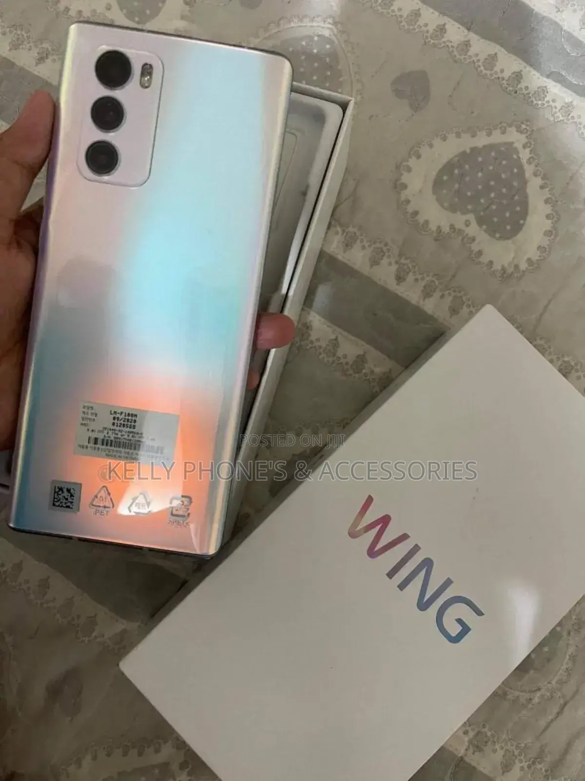 New LG Wing 5G 256 GB Silver