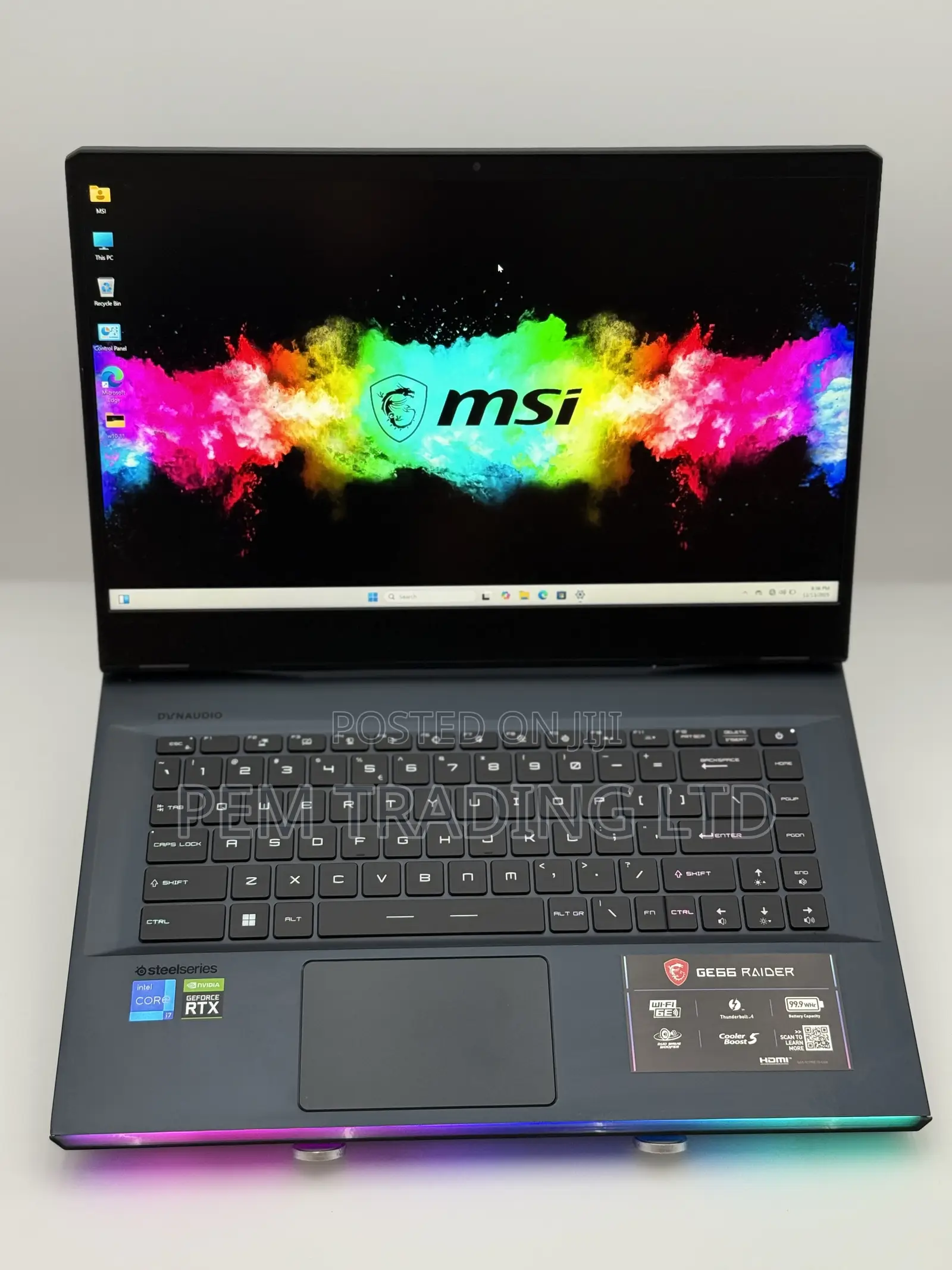 Laptop MSI GE66 Raider 16GB Intel Core I7 SSD 512GB