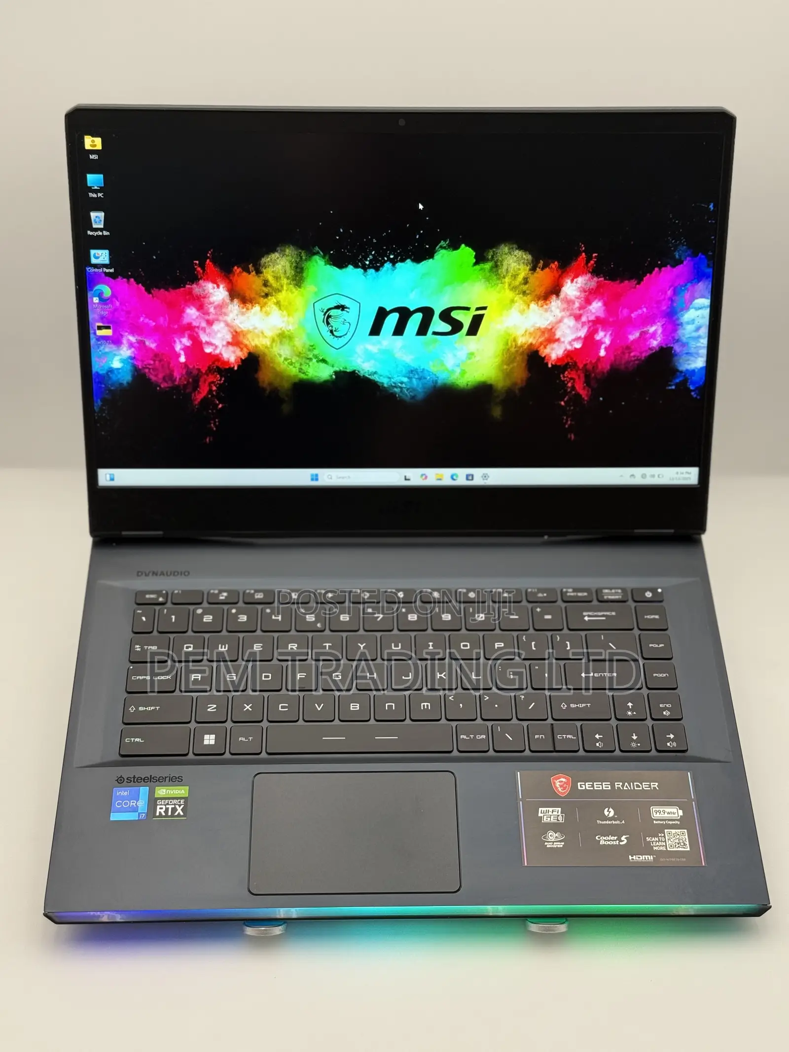 Laptop MSI GE66 Raider 16GB Intel Core I7 SSD 512GB