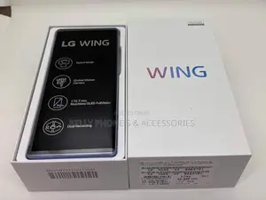 New LG Wing 5G 128 GB Black