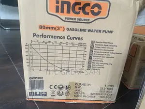 Ingco 3" Gasoline Water Pump With 7.0hp Engine