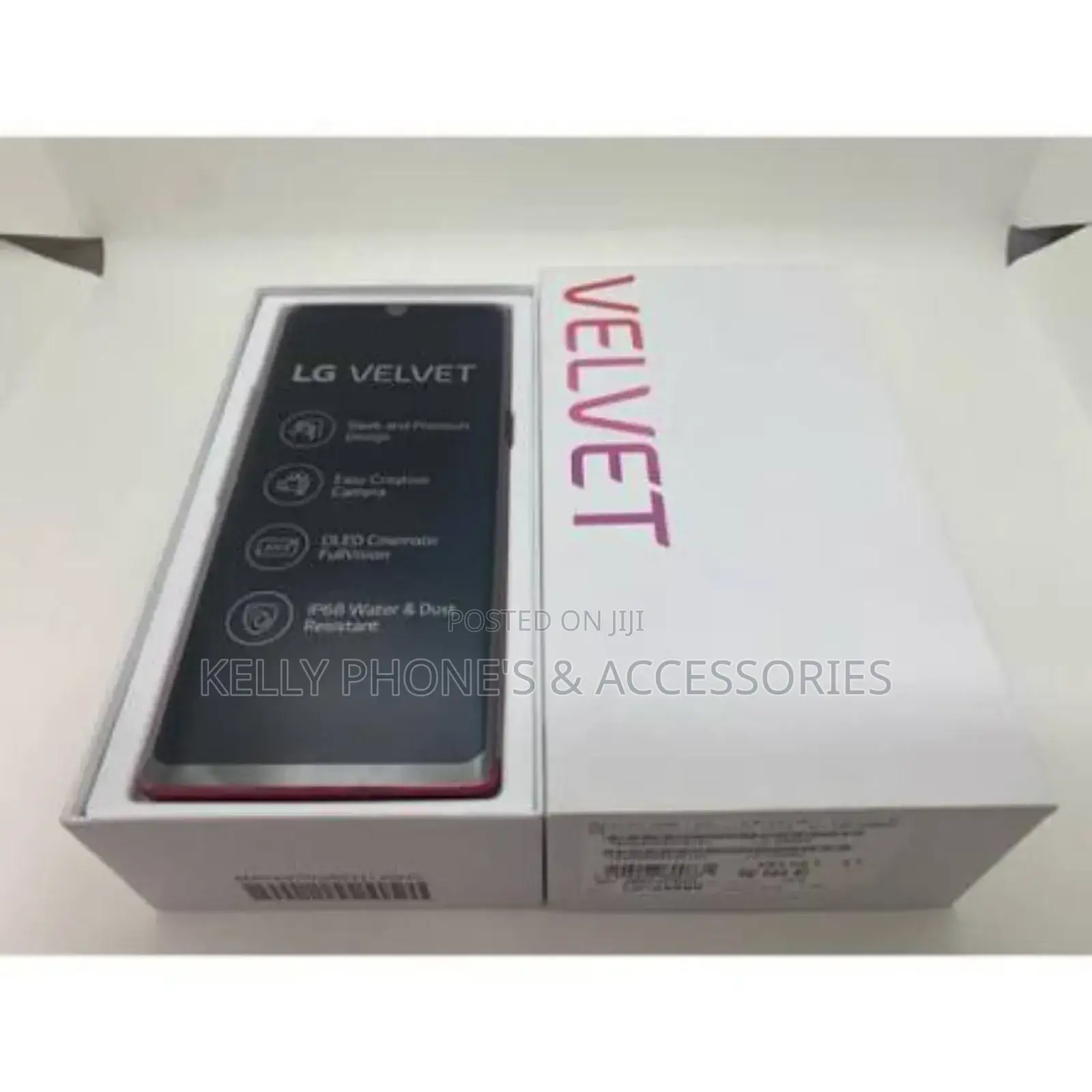 New LG Velvet 128 GB Black