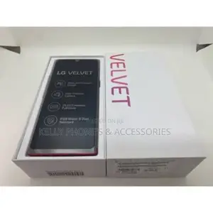 New LG Velvet 128 GB Black